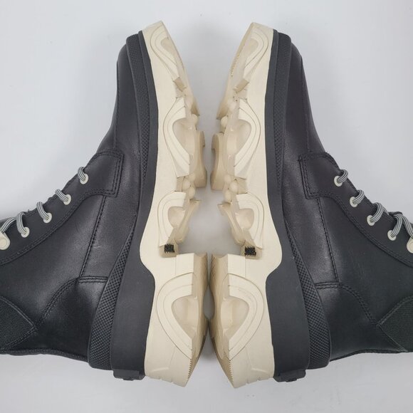 Sorel Brex Lace Up Women's Waterproof Black Leather Boots US Size 7.5 NWOT - Picture 6 of 10